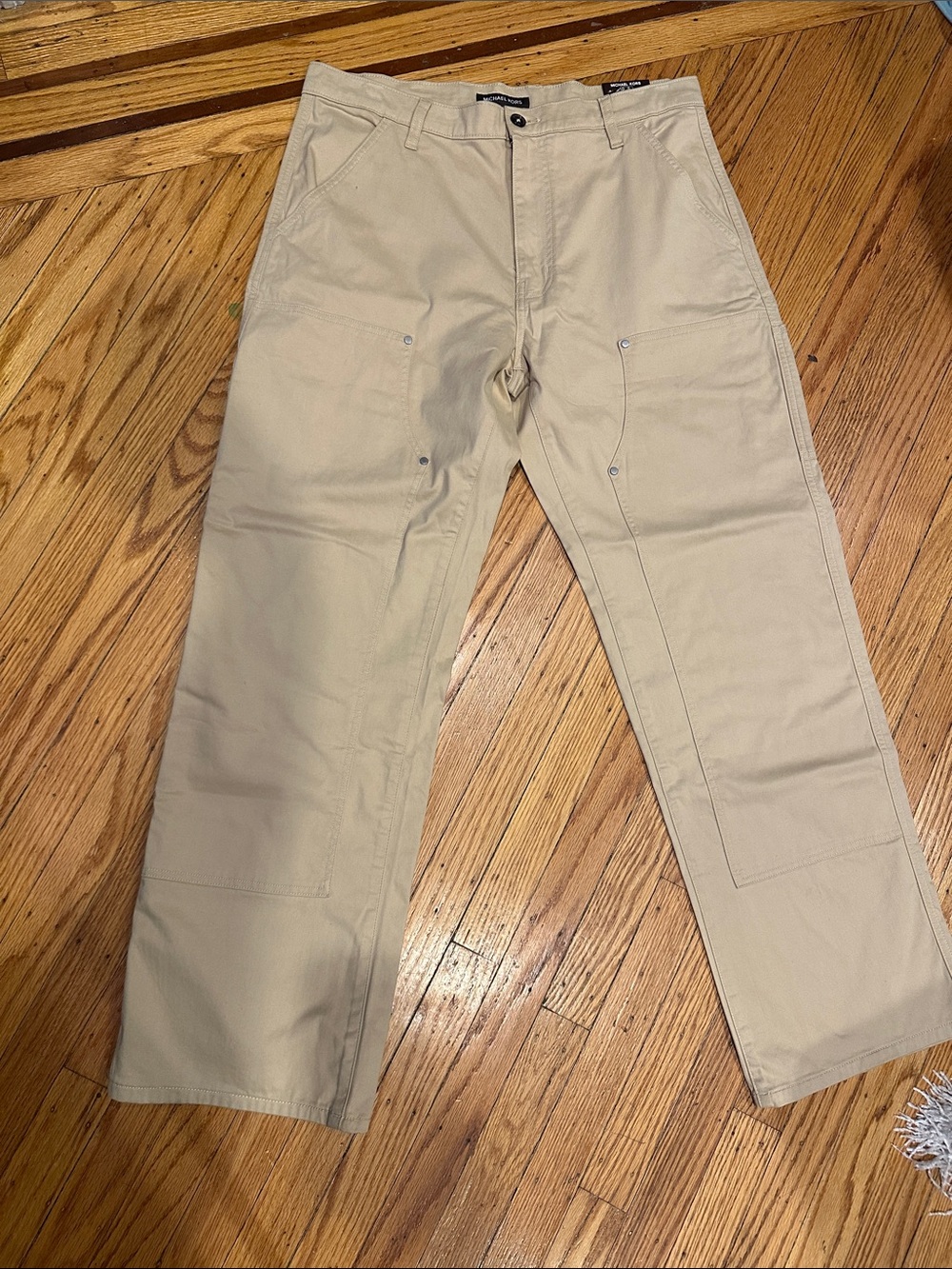 Michael Kors Men's Tan Chino Work Pants